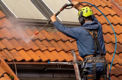 Démoussage et hydrofuge de toiture à Landéhen